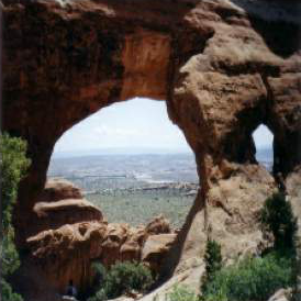 A rock arch, from SUN397