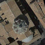 Aerial photo of a city block