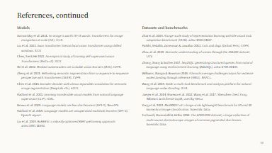 References, continued